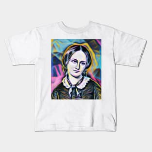 Emily Bronte Portrait | Emily Bronte Artwork 4 Kids T-Shirt